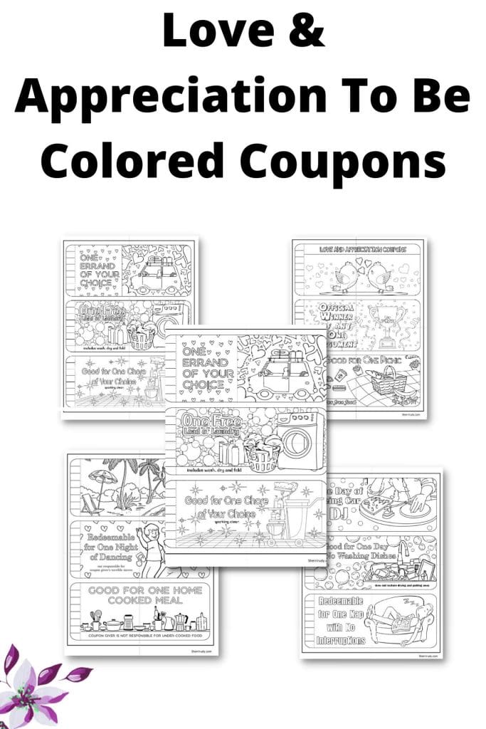 Love Appreciation to be Colored coupons
