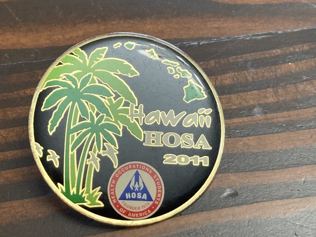 Hawaii HOSA pin