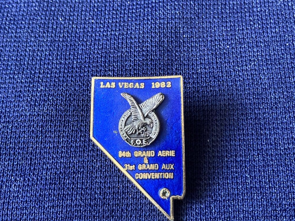 Las Vegas 1982 FOE pin