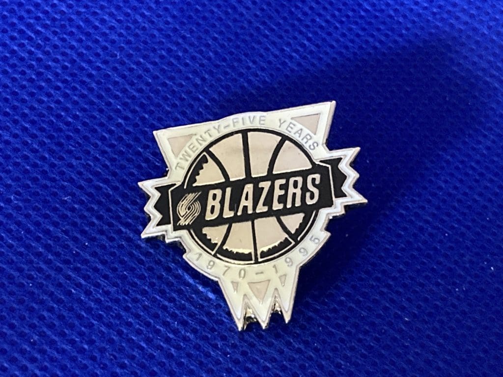 25 Years Blazers Basketball pin