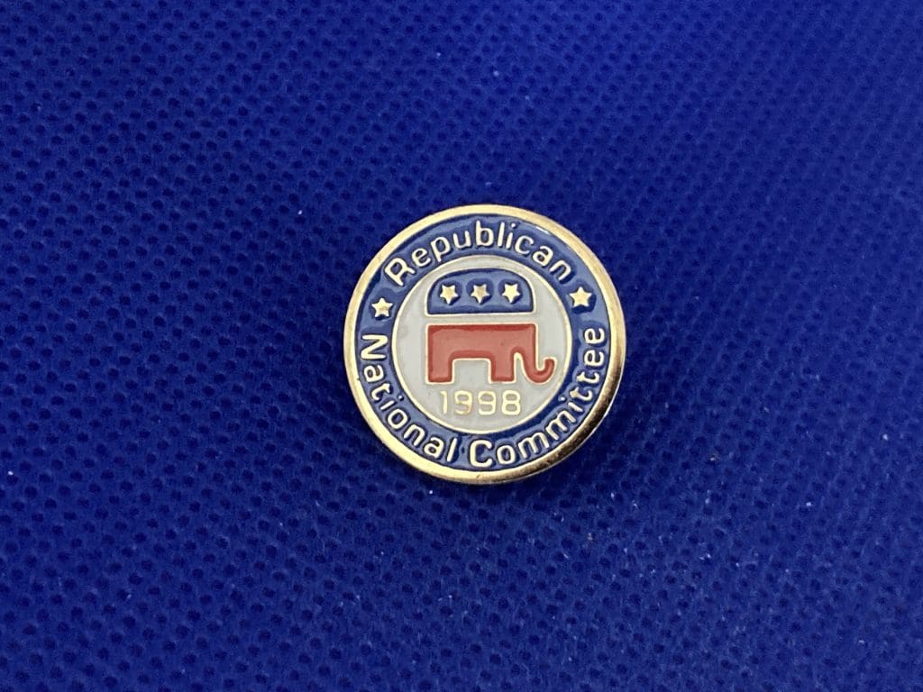1998 Republican National Committee pin