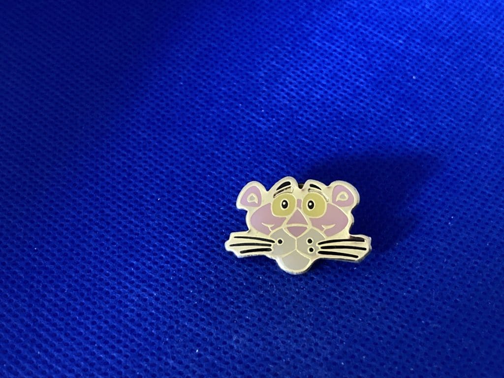 Pink Panther Cartoon Head lapel pin