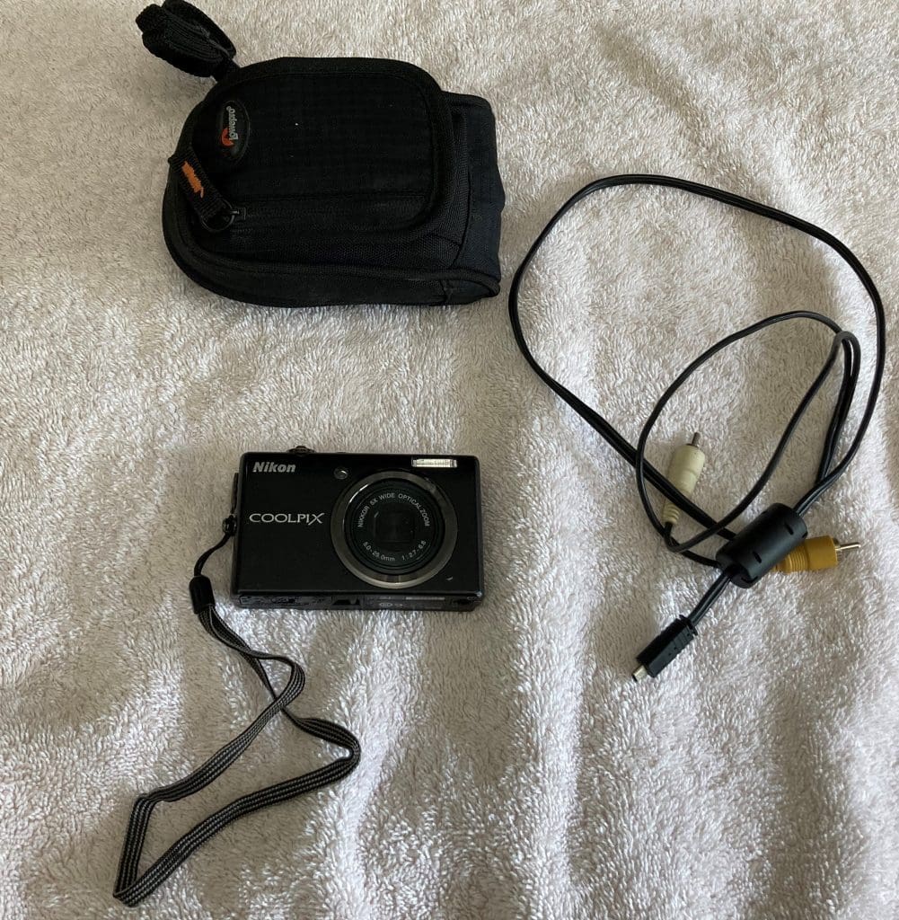 Nikon coolpix camera and case