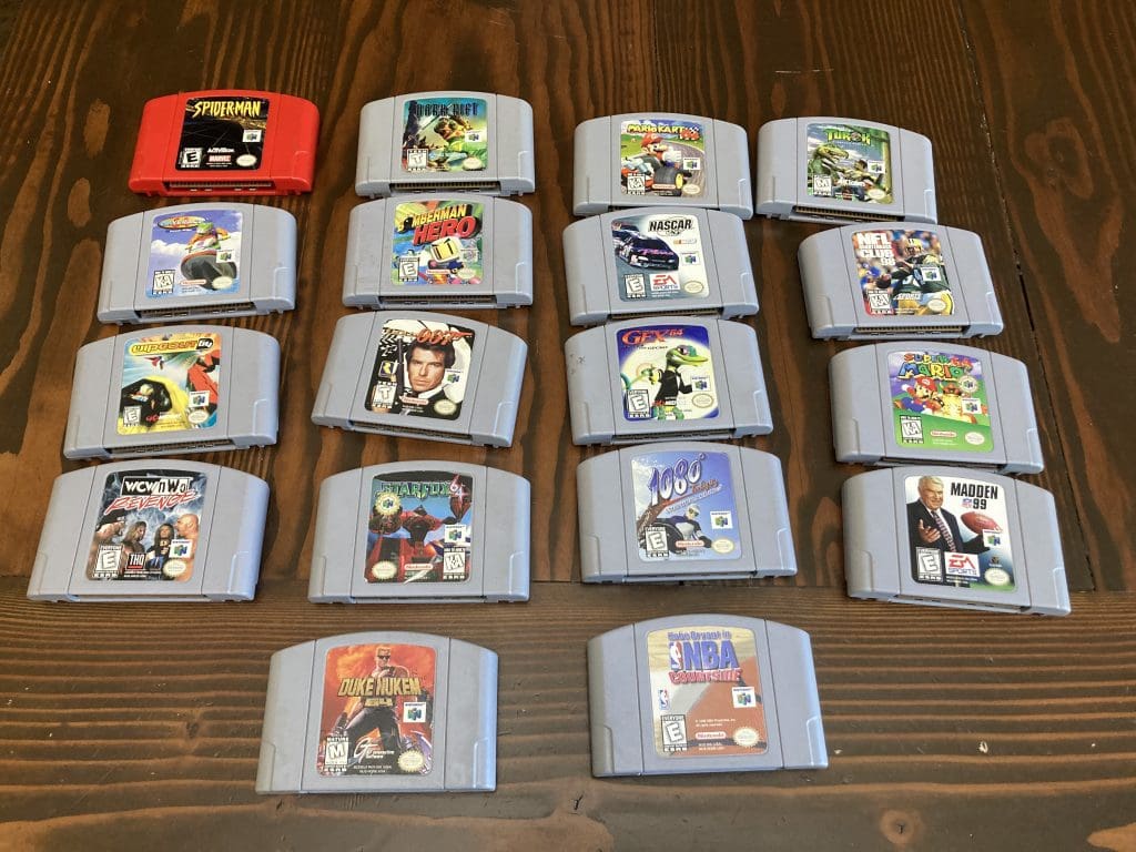 Lot of 18 Nintendo 64 games