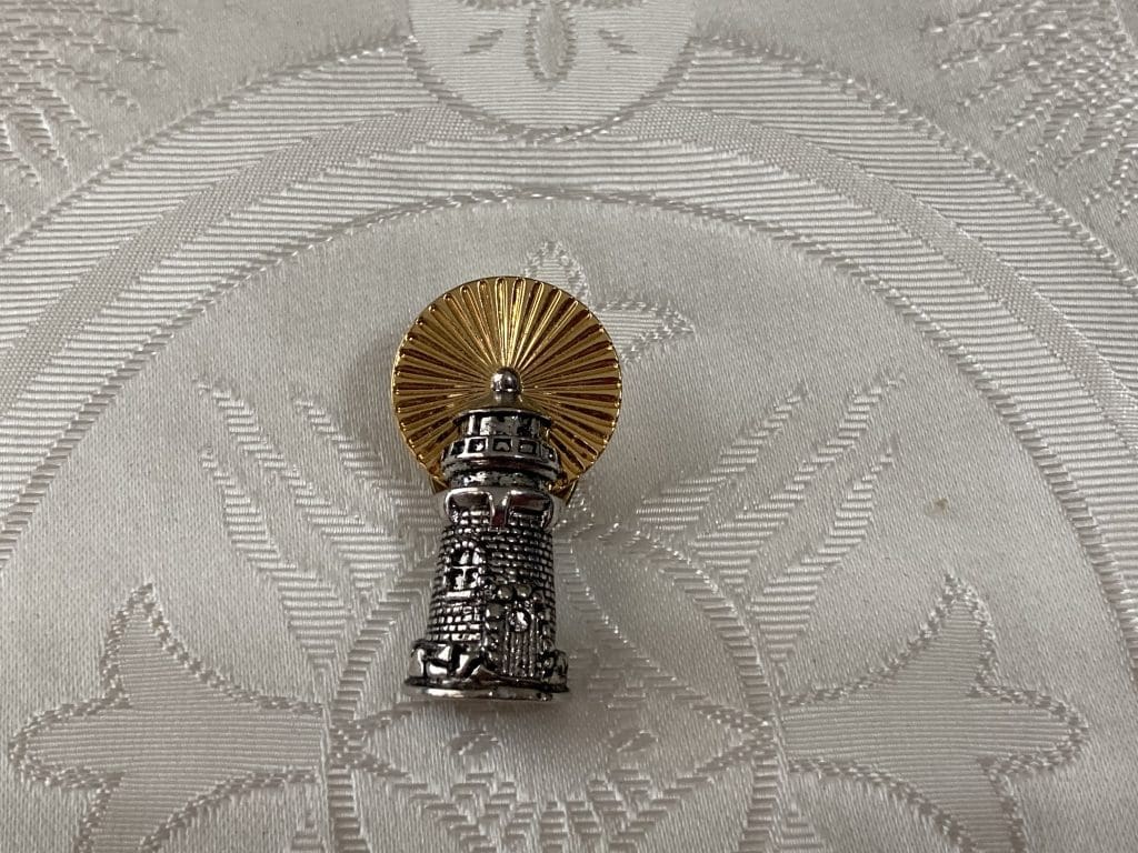 Signed Avon Lighthouse pin