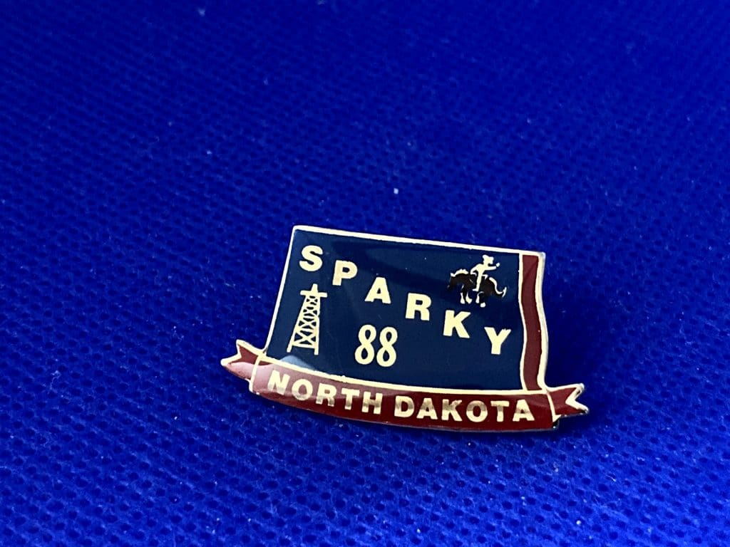 Sparky 88 North Dakota lapel pin