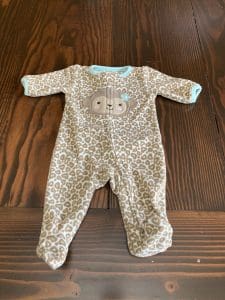 Carter's Chine of Mine Monkey Newborn Sleeper