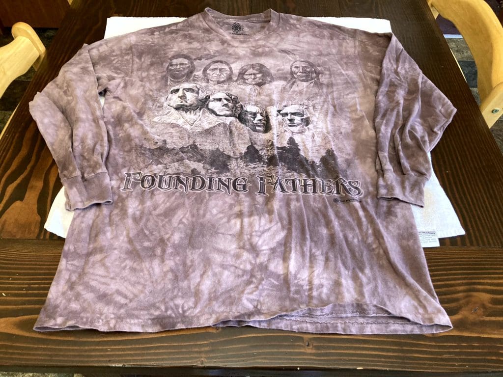 The Mountain Founding Fathers brown shirt