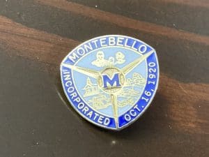 Montebello Inc 1920 lapel pin