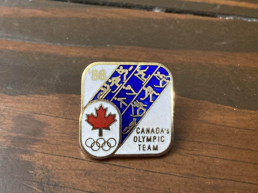 1988 Canada's Olympic Team lapel pin