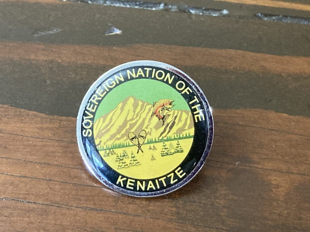 Sovereign Nation of the Kenaitze lapel pin