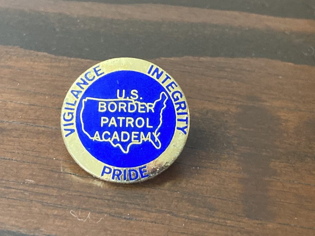 US Border Patrol Academy lapel pin