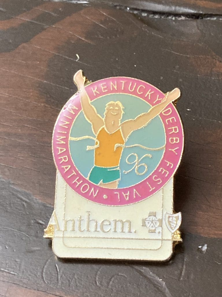 1996 Kentucky Derby Festival Mini marathon pin