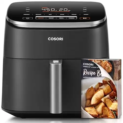 COSORI Air Fryer 9-in-1, Compact but Large 6 Qt