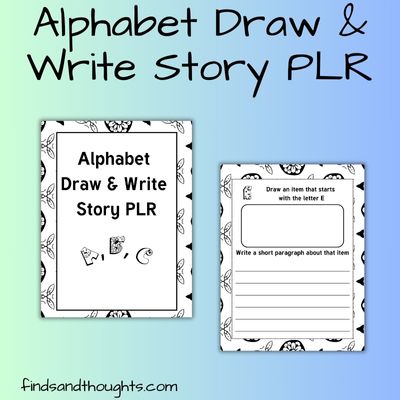 Alphabet Draw & Write Story PLR