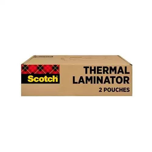 Scotch TL901X Thermal Laminator, 1 Laminating Machine, Gray, Laminate Recipe Cards, Photos and Documents, For Home, Office or School Supplies, 9 in.