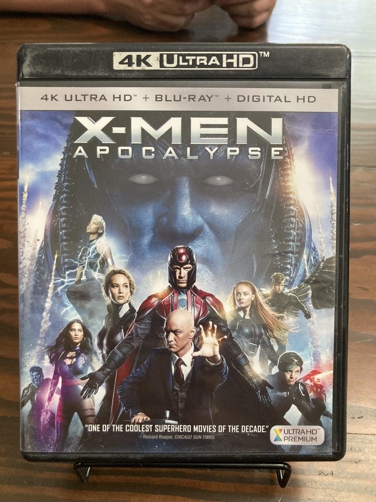 X-men Apocalypse 4K bluray