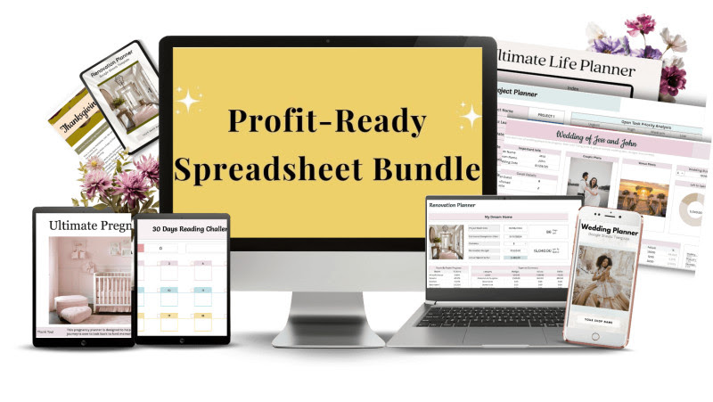 Profit Ready Spreadsheet bundle