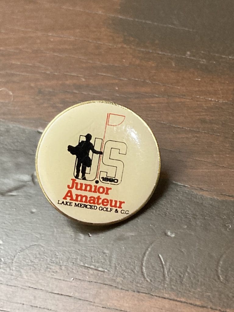 My eBay Finds for April 2025 Junior Amateur Lake Merced Golf lapel pin