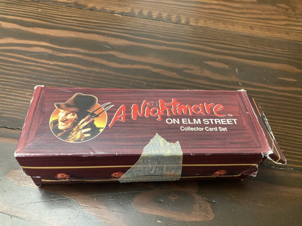 My eBay Finds for April 2025 A Nightmare on Elm Street collector card set