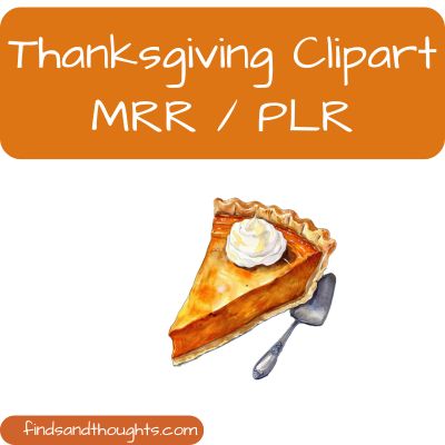 Thanksgiving Clipart MRR / PLR Thanksgiving Clipart with MRR / PLR