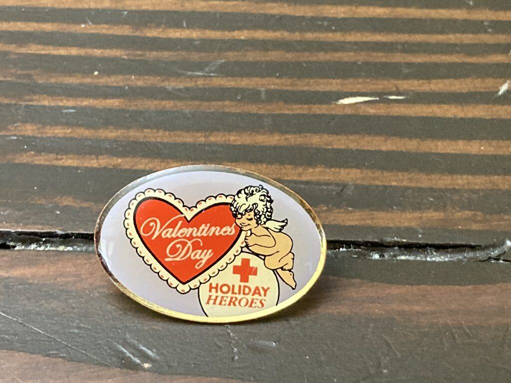 American Red Cross Holiday Heroes lapel pin