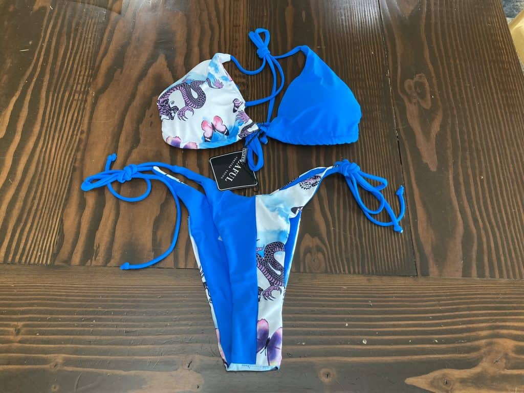 NWT Zaful Bikini Size Medium Butterfly Dragon