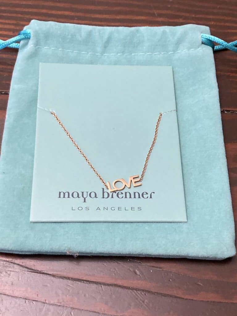 NWT Maya Brenner Gold Tone Love Bracelet