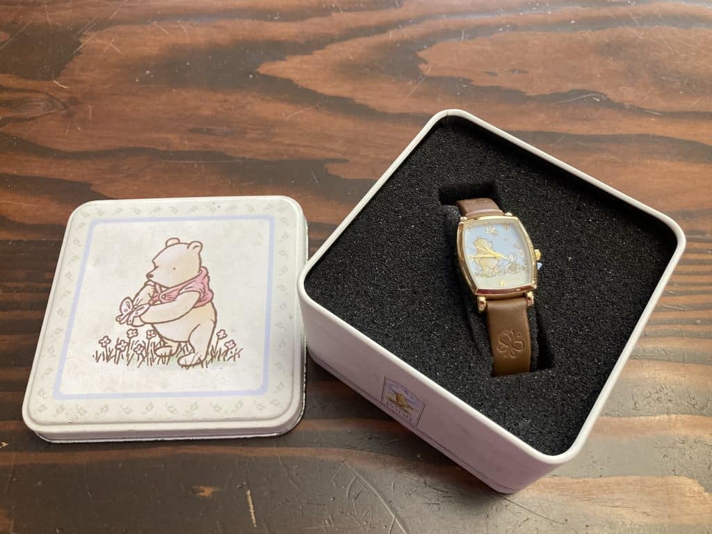 Disney Winnie the Pooh Piglet Watch in tin box