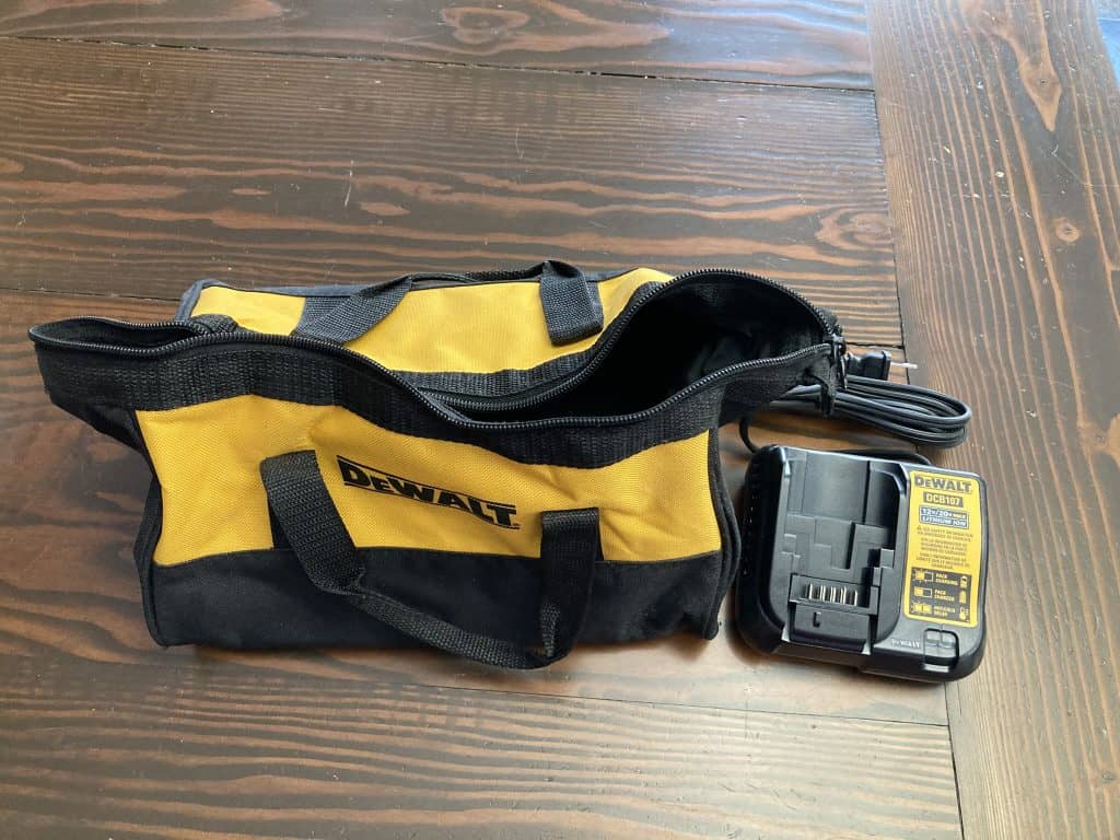 Dewalt DCB107 Battery Charger with Bag