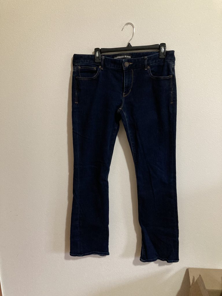 Express Barely Boot Blue Jeans Size 12R