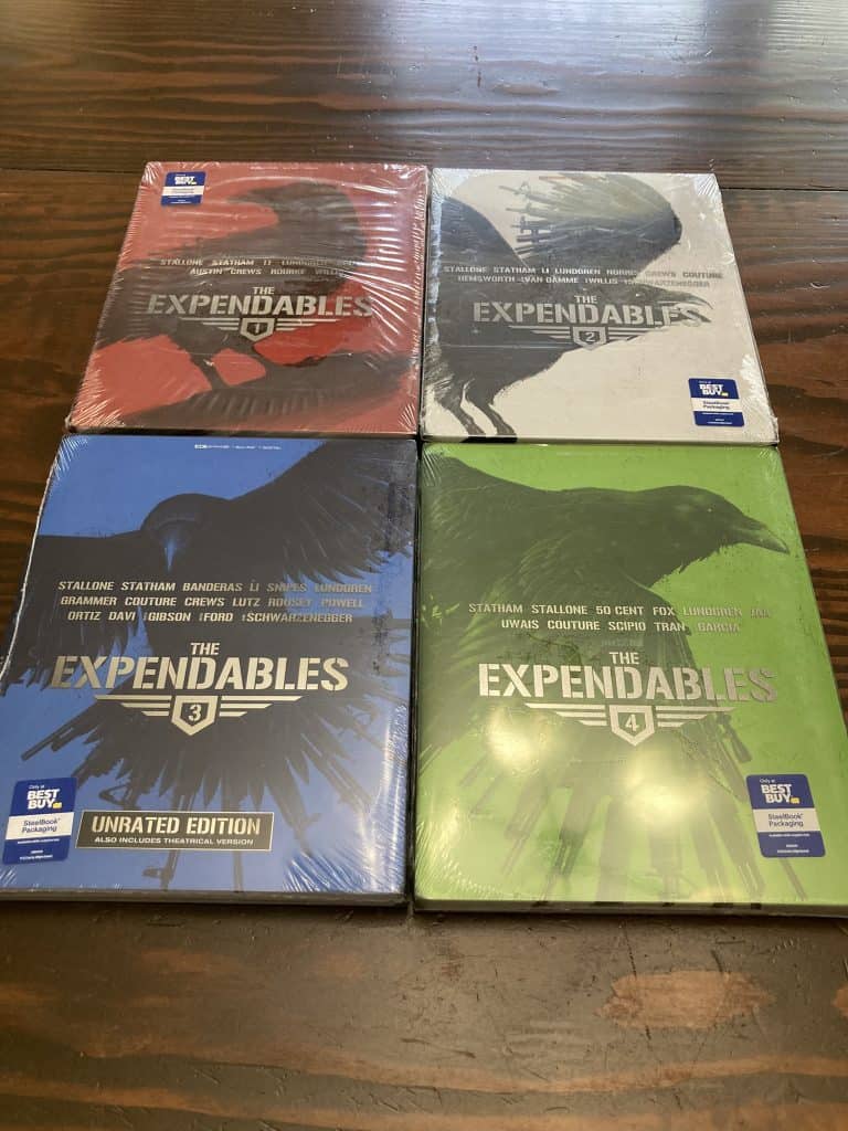The Expendables 1-4 Steelbook Best Buy Exclusive