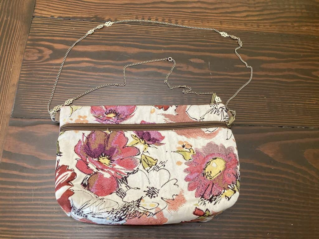 Danny K Floral Purse with Chain strap
