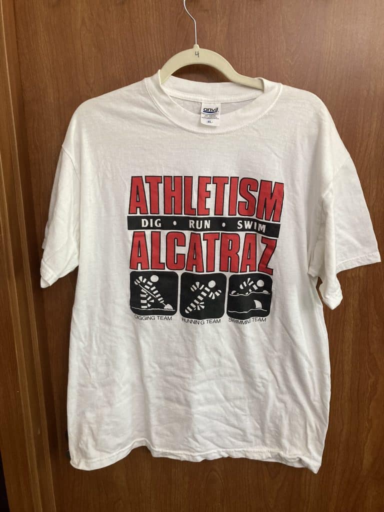 My eBay Finds for August 2025 Anvil Athletism Alcatraz Shirt Size XL