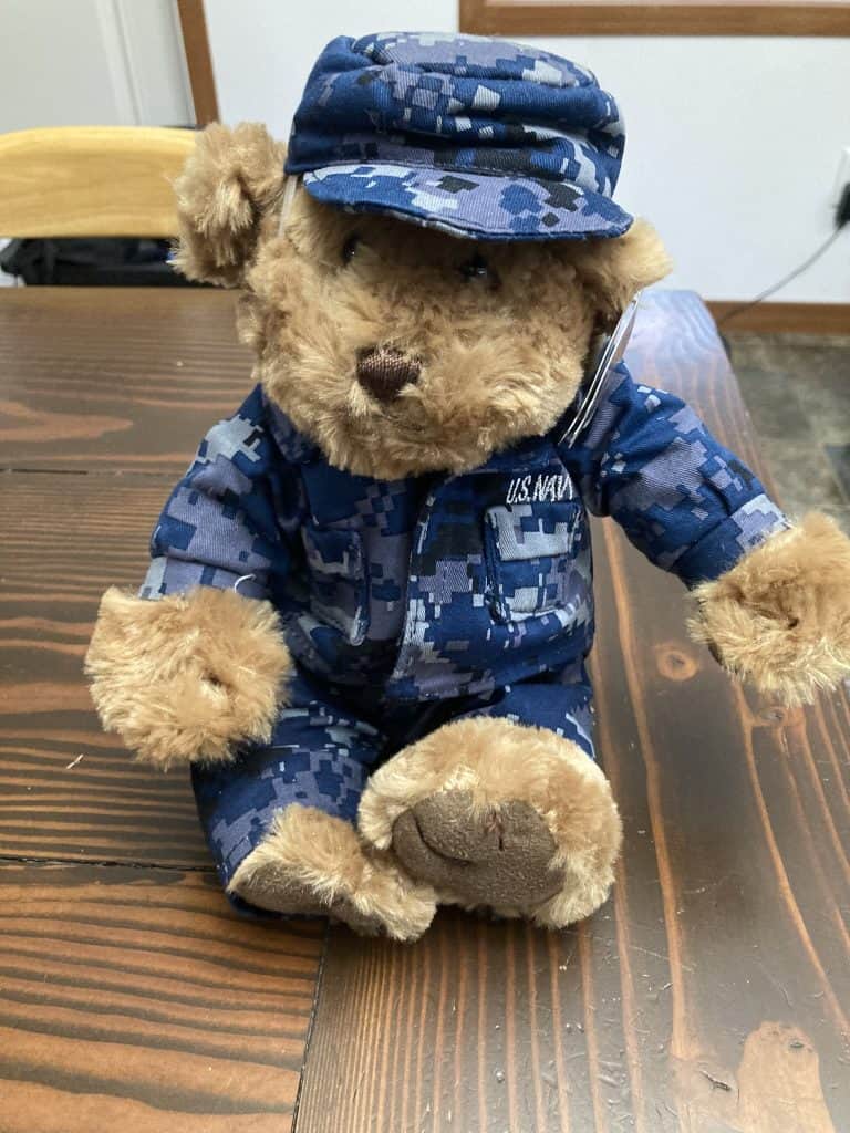 Chelsea Teddy Bear US Navy plush