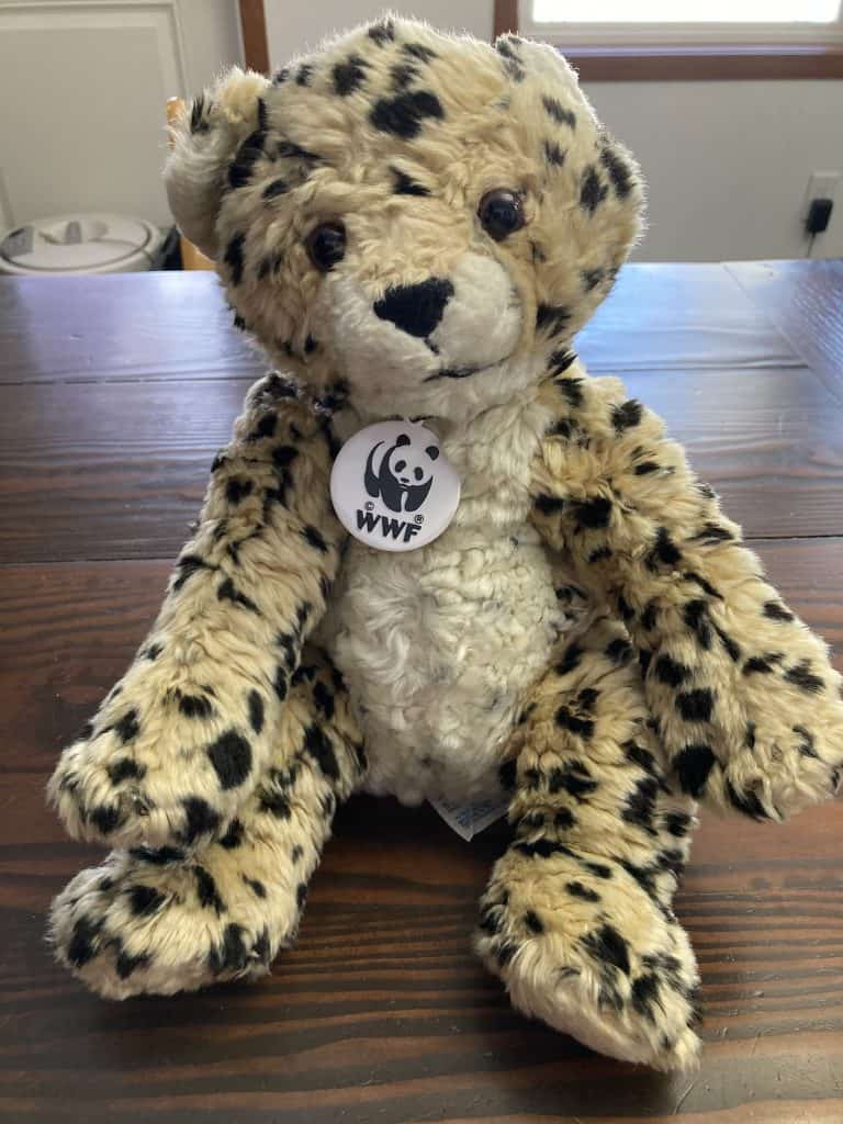 WWF Build a Bear Leopard Cheetah plush