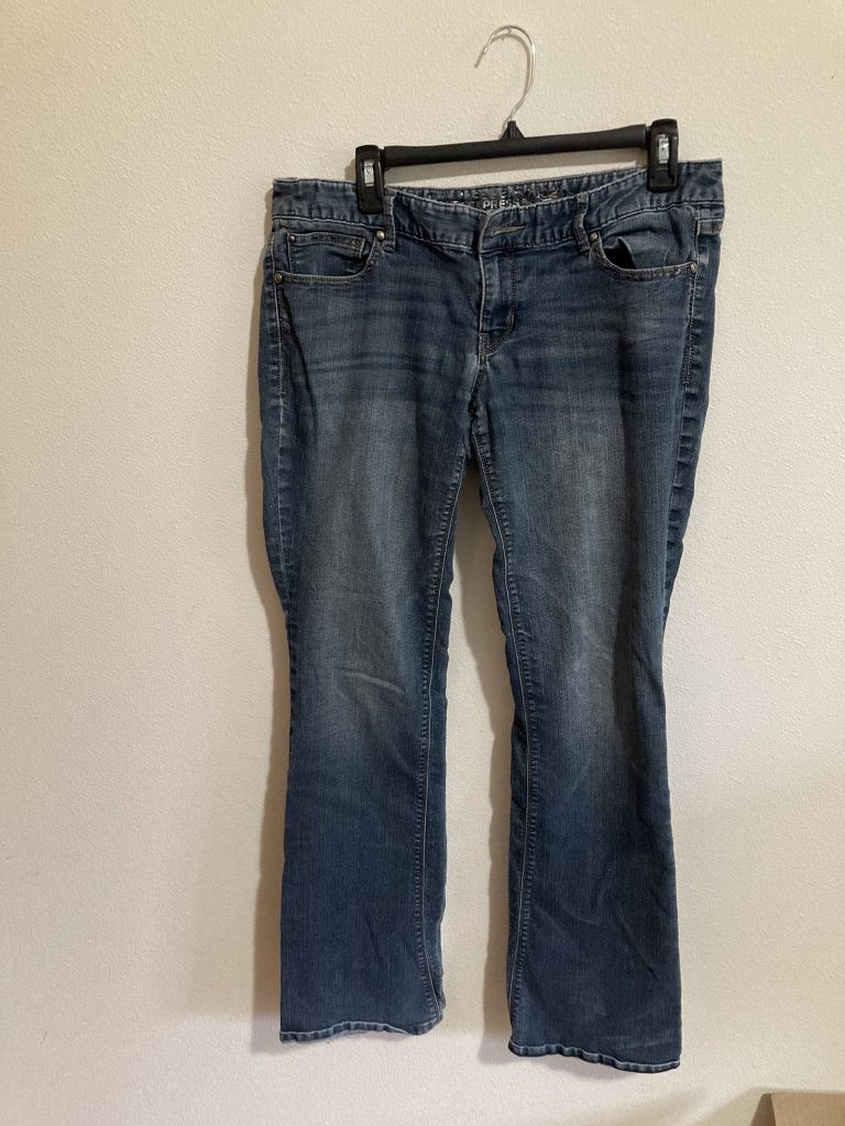 My eBay Finds for August 2025 Express Dark Blue Barely Boot Jeans Size 12R