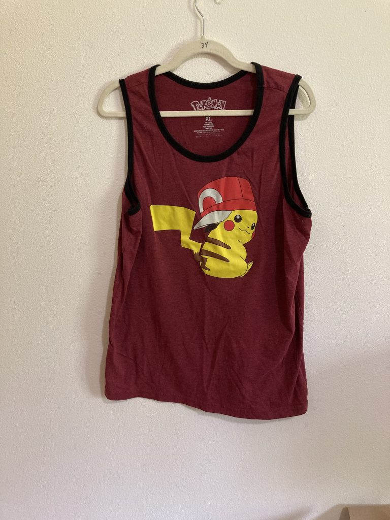 2017 Pokemon Tank Top Size XL