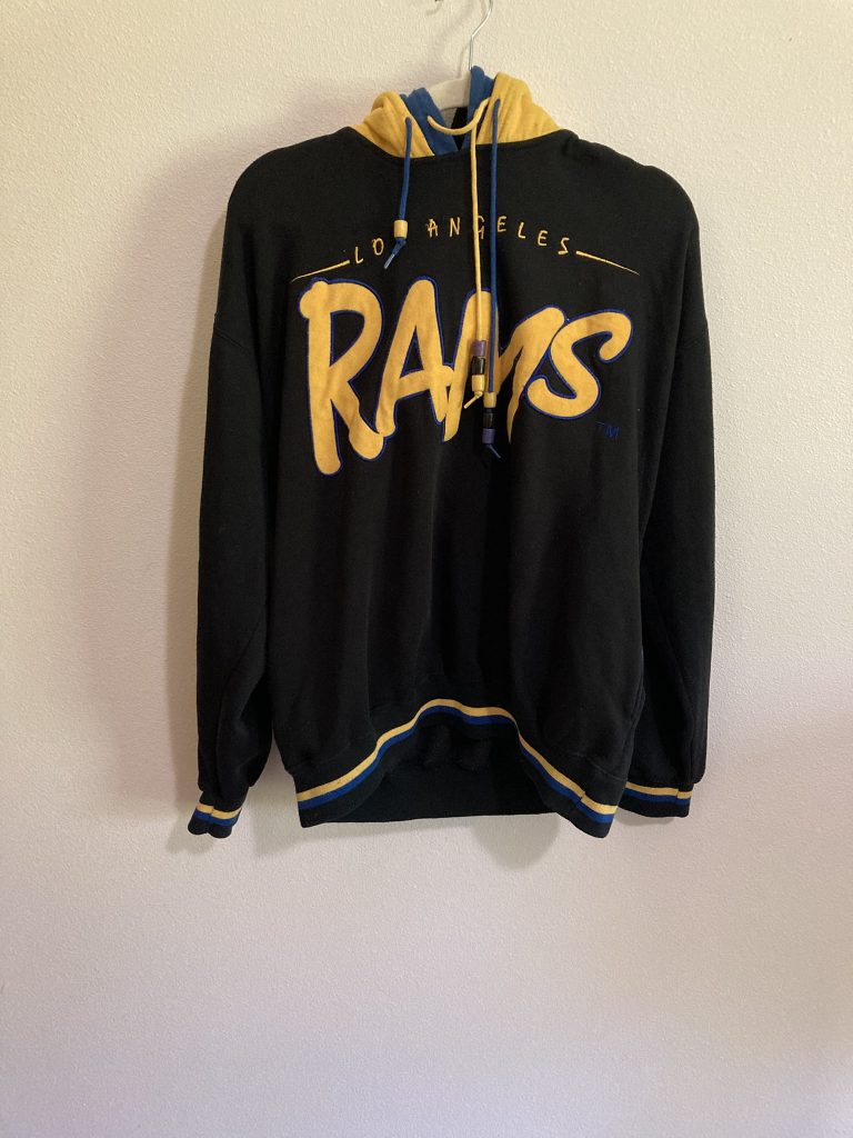 NFL Starter Pullover LA Rams sweatshirt with double hood