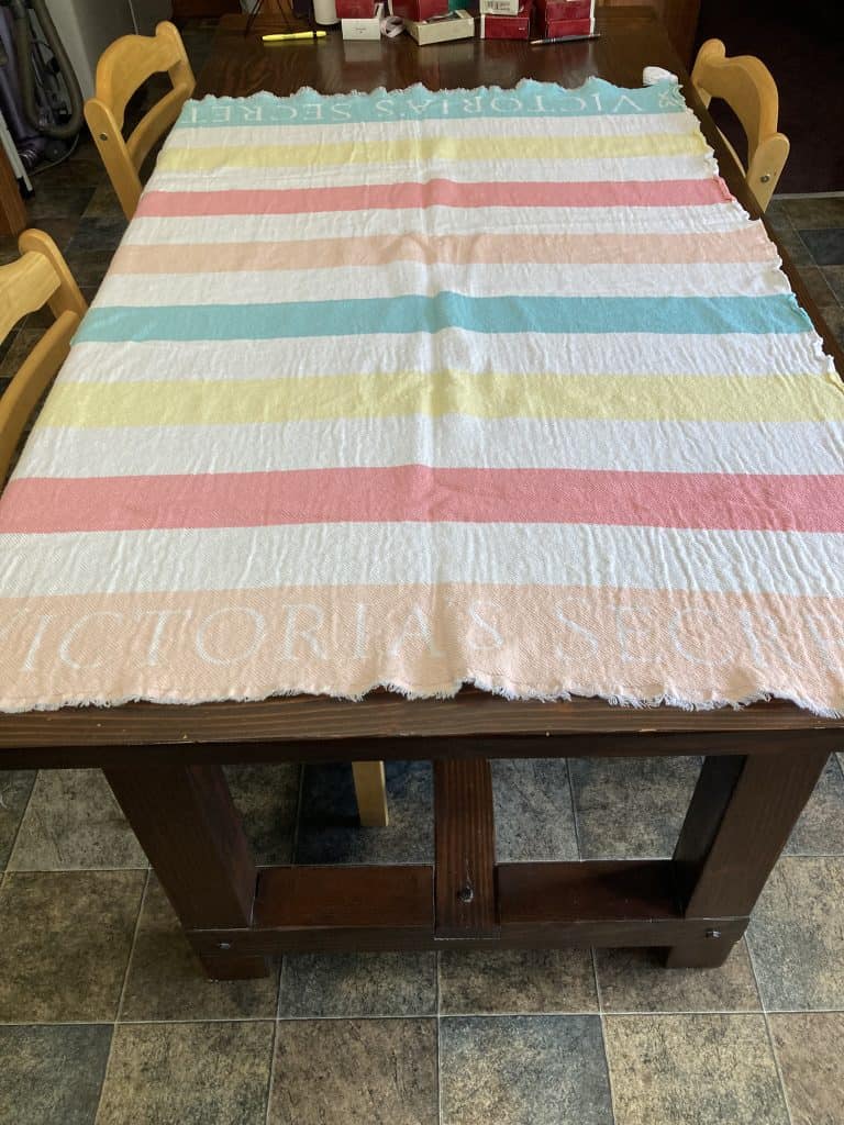 My eBay Finds for August 2025 Victoria's Secret Pastel Striped Beach Towel