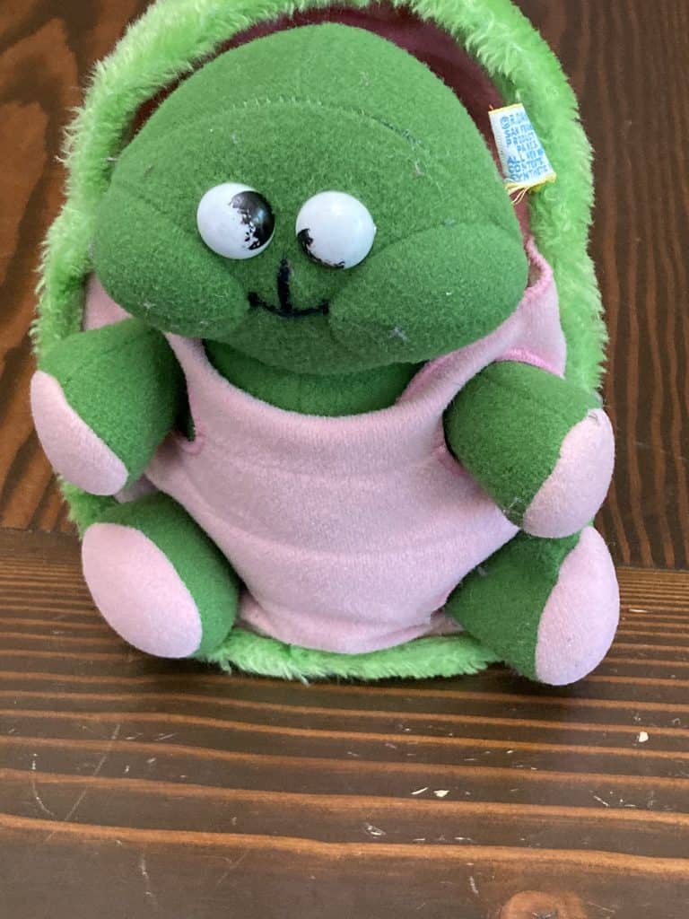 1984 Dakin Removable Shell Turtle PLush