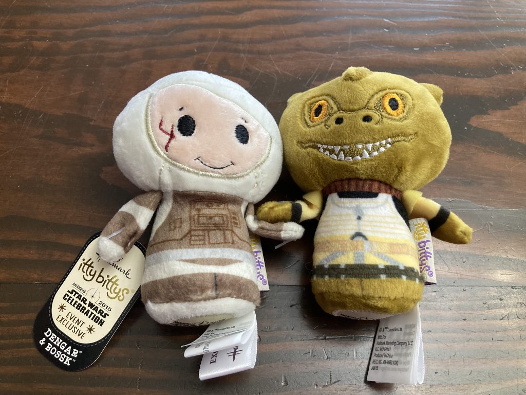 Hallmark Itty Bitty Star Wars Dengar & Bossk plush