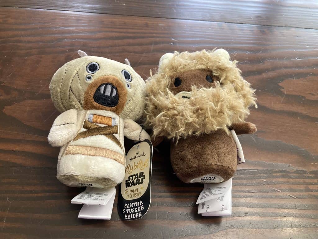 Hallmark Itty Bitty Bantha & Tusken Raider plush