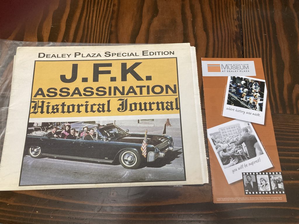 Dealey Plaza JFK Assassination newspaper
